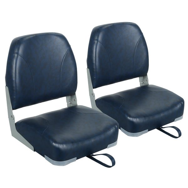 【NEW ARRIVALS】A Pair of New Low Back Folding Boat Seats (2 seats)