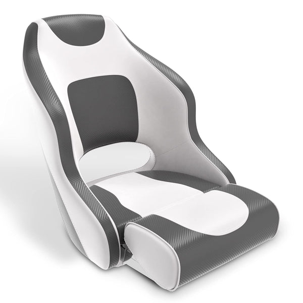 Premium Boat Seats | Two Tone Captain's Bucket Boat Seats