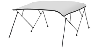 Buy white Replacement Canvas Cover for 3 Bow and 4 Bow Bimini Top (Canvas Cover Only Without Frame)