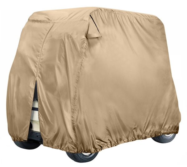 Golf Cart Cover Storage Fit EZ Go, Club Car, Yamaha Cart W Zipper-2 Person/4 Person