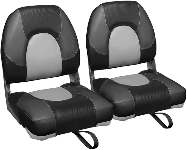 MSC Fishing Folding Boat Seats,One Pair Pack (S104 Olive/White) :  : Sports & Outdoors